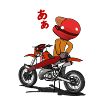 I love off-road motorcycle 2 Moving! sticker #13921151