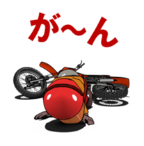 I love off-road motorcycle 2 Moving! sticker #13921154