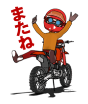 I love off-road motorcycle 2 Moving! sticker #13921157