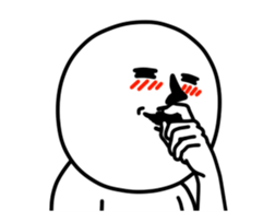 Vulgar man It moves. sticker #13921508