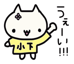 Koshita's name sticker sticker #13921570