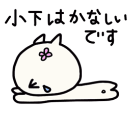 Koshita's name sticker sticker #13921572