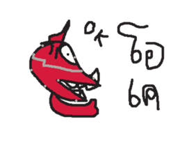 My cartoon By Eik-Q sticker #13922153