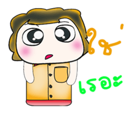 My name is Masaki. Hello! ^_^ sticker #13922415