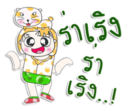 Mr. Nana. Love cat! sticker #13923177