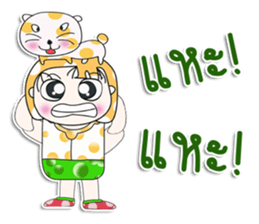 Mr. Nana. Love cat! sticker #13923180