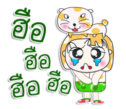 Mr. Nana. Love cat! sticker #13923190