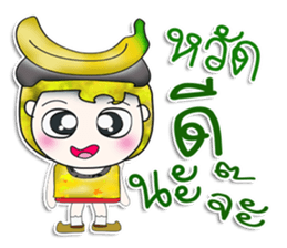 Mr. Mamoru. Love Banana. ^_^ sticker #13923334