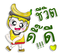 Mr. Mamoru. Love Banana. ^_^ sticker #13923339
