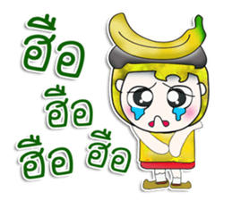 Mr. Mamoru. Love Banana. ^_^ sticker #13923350