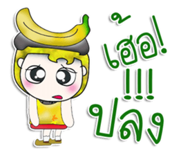Mr. Mamoru. Love Banana. ^_^ sticker #13923354