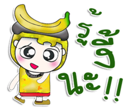 Mr. Mamoru. Love Banana. ^_^ sticker #13923355