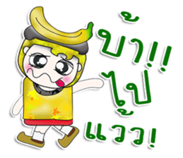 Mr. Mamoru. Love Banana. ^_^ sticker #13923361