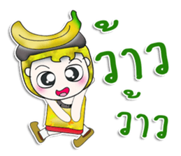 Mr. Mamoru. Love Banana. ^_^ sticker #13923367