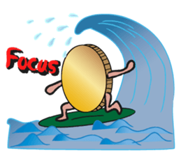 Coin's attitude (2) sticker #13923395