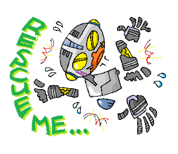 I'm a Robot Runner ! sticker #13923898