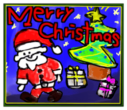 Christmas card stickers(8pieces) sticker #13923926