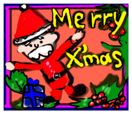 Christmas card stickers(8pieces) sticker #13923929