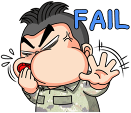 Freshman young soldier 2/59 sticker #13924342