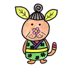 Fairy forest squirrel sticker #13924496