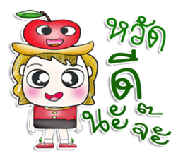 Mr. Jonatan. Love apple! ^__^ sticker #13924662