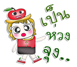 Mr. Jonatan. Love apple! ^__^ sticker #13924663