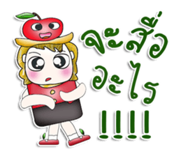 Mr. Jonatan. Love apple! ^__^ sticker #13924664