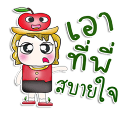 Mr. Jonatan. Love apple! ^__^ sticker #13924666