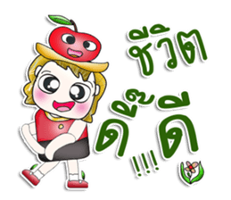 Mr. Jonatan. Love apple! ^__^ sticker #13924667