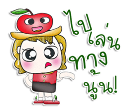 Mr. Jonatan. Love apple! ^__^ sticker #13924671