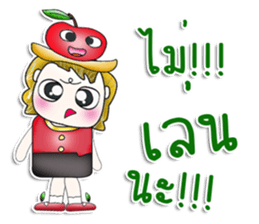 Mr. Jonatan. Love apple! ^__^ sticker #13924672