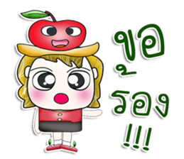Mr. Jonatan. Love apple! ^__^ sticker #13924673
