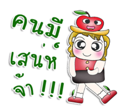 Mr. Jonatan. Love apple! ^__^ sticker #13924675