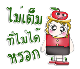 Mr. Jonatan. Love apple! ^__^ sticker #13924676