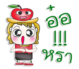 Mr. Jonatan. Love apple! ^__^ sticker #13924677