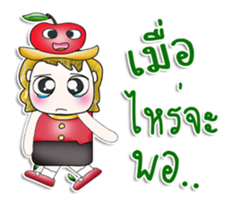 Mr. Jonatan. Love apple! ^__^ sticker #13924679