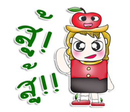 Mr. Jonatan. Love apple! ^__^ sticker #13924680