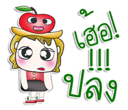 Mr. Jonatan. Love apple! ^__^ sticker #13924682