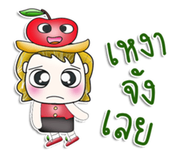 Mr. Jonatan. Love apple! ^__^ sticker #13924686