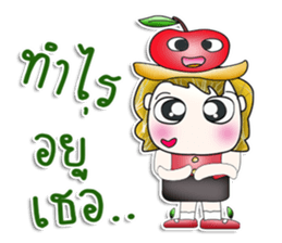 Mr. Jonatan. Love apple! ^__^ sticker #13924687