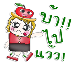 Mr. Jonatan. Love apple! ^__^ sticker #13924689