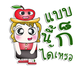 Mr. Jonatan. Love apple! ^__^ sticker #13924692