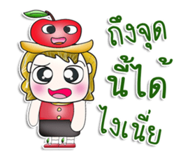 Mr. Jonatan. Love apple! ^__^ sticker #13924699