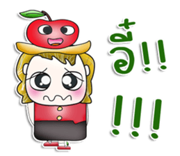 Mr. Jonatan. Love apple! ^__^ sticker #13924700