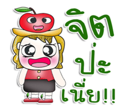 Mr. Jonatan. Love apple! ^__^ sticker #13924701