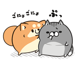 Plump dog & Plump cat sticker #13924990