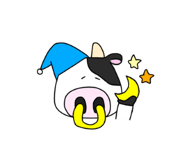 cow cow cow sticker #13925543