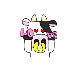 cow cow cow sticker #13925547