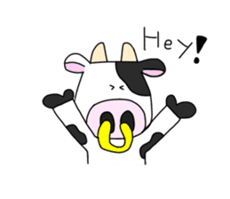 cow cow cow sticker #13925548