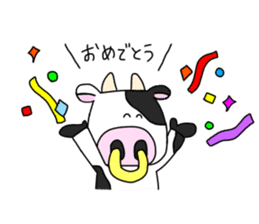 cow cow cow sticker #13925554